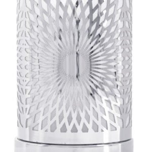 DIFUSOR ELÉTRICO DE AROMAS - ABAJUR QUE AROMATIZA (Sirius Prata Led)